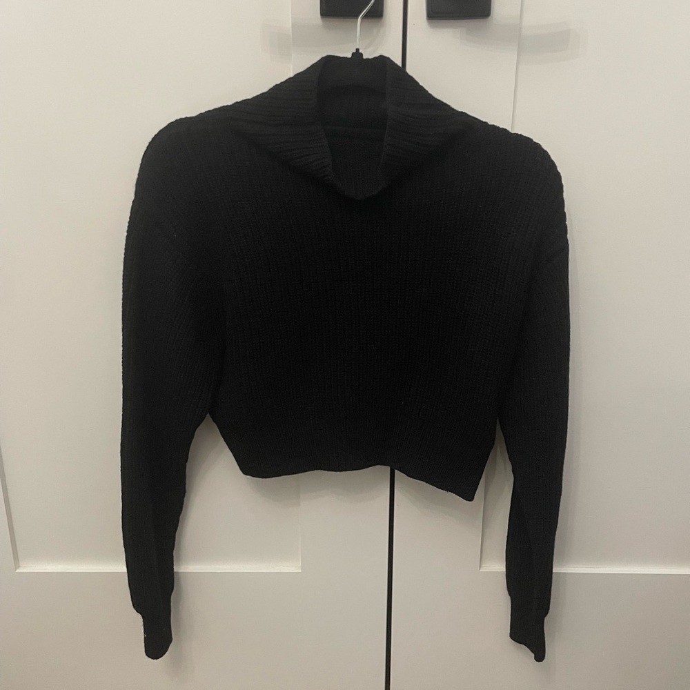 Wilfred Black Cowl Neck Sweater